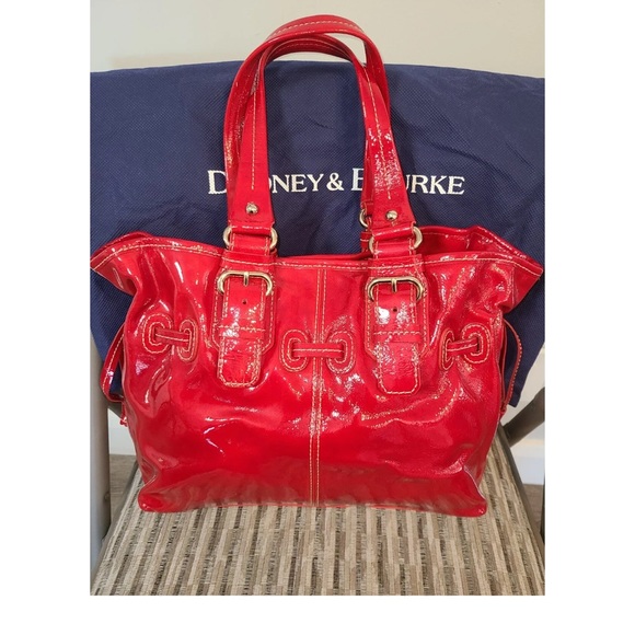 Dooney & Bourke Red Patent Leather bag - Picture 6 of 6